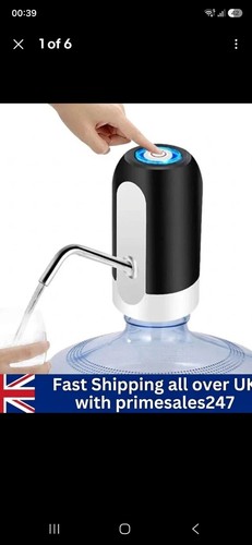 Electric water bottle pump - electric,