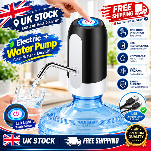 Electric water bottle pump usb - water,