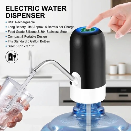 Electric water bottle pump - water,