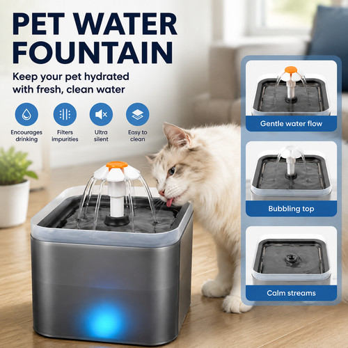 Electric pet water fountain - electric,